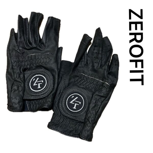 ZEROFIT ゼロフィット ネイルカット ブラック ゴルフグローブ サイズ20