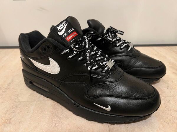 夏休み限定SALE!シュプリーム NIKE エアマックス1 28.5cm Nike supreme Air Max1 ブラック