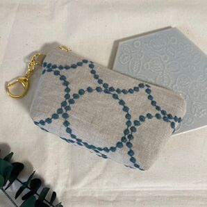 ミナペルホネン生地使用 キーホルダーポーチ ハンドメイド ポーチ ミニポーチ コインケース キーホルダー ミナペルホネン