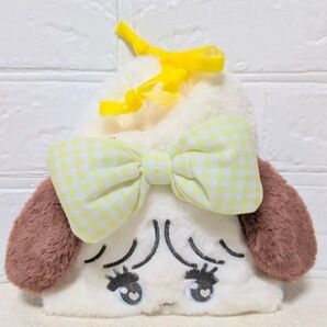 ミッコ mikko illustrations もふもふ巾着 スフレ