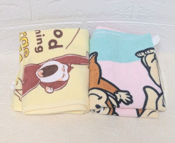 おさるのジョージ フェイスタオル 2種セット 80×34cm