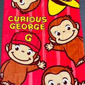 おさるのジョージ ベビージョージ BIGバスタオル 60×120cm