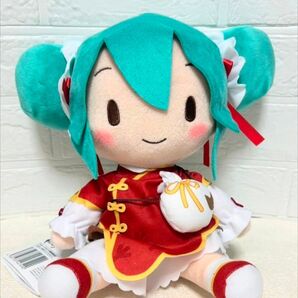 圧縮なし 初音ミクシリーズ ふわぷちMぬいぐるみ 初音ミク お出かけシリーズ中華街Ver.