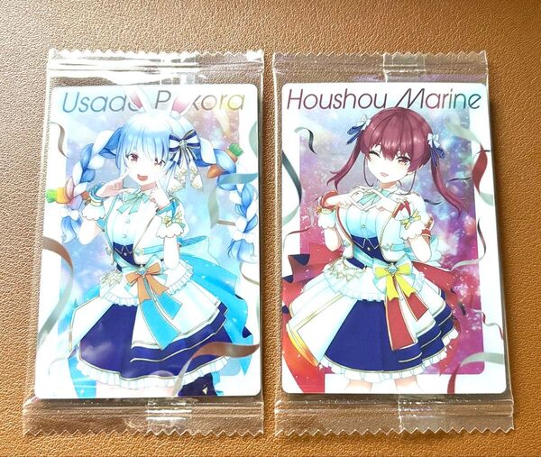 新品・未開封 ホロライブ ウエハース hololive production vol.3 兎田ぺこら、宝鐘マリン