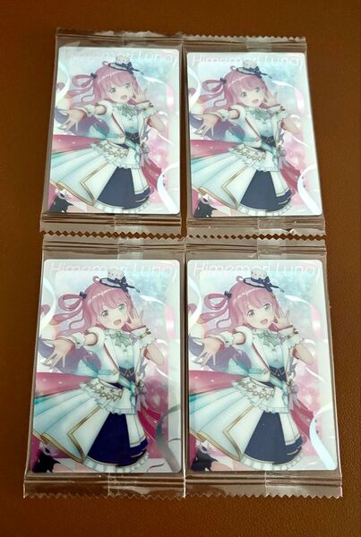 新品・未開封 ホロライブ ウエハース hololive production vol.3 姫森ルーナ 4枚セット