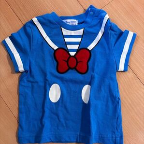 ディズニーランド 公式 ドナルド 子供服 コスプレ 80 半袖 半袖Tシャツ Tシャツ