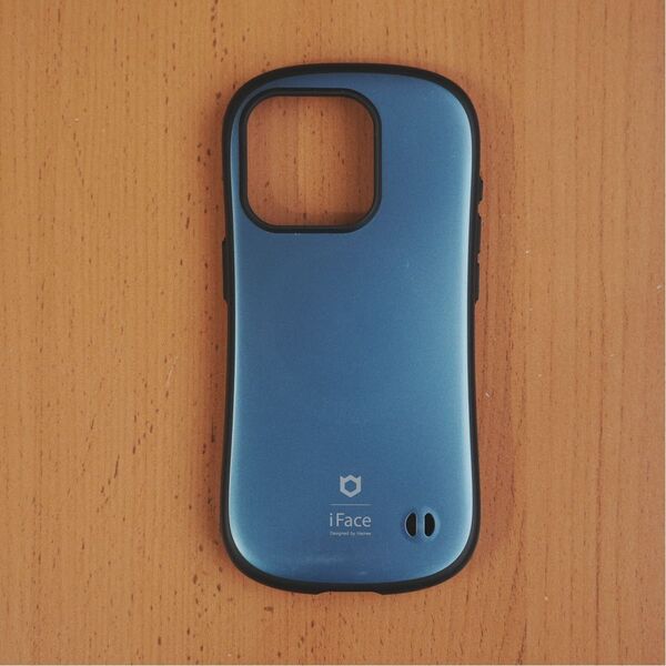 iFace 公式 iPhone15pro First Class Metallic メタリック スマホケース コーラルブルー