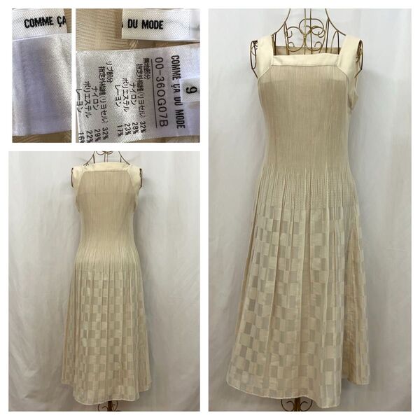 COMME CA DU MODE ノースリーブ ワンピース サイズ9
