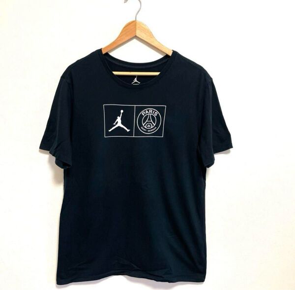 NIKE JORDAN PSG パリサンジェルマン Tシャツ ブラック 黒 L