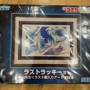 名探偵コナン ラストラッキー賞 青山先生イラスト額入りアート SEGA ラッキーくじ