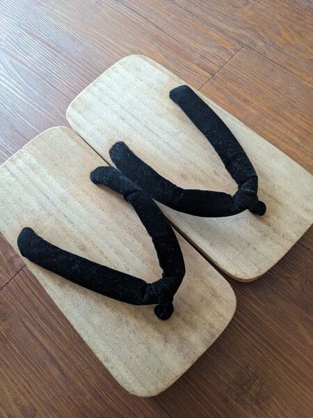 下駄 木製 黒
