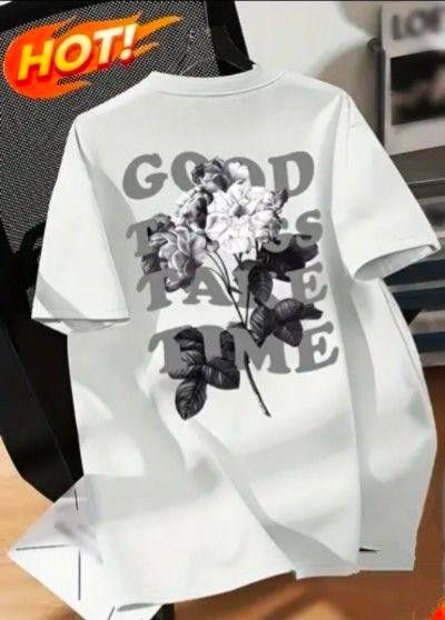 ④メンズ◆ホワイト4L◆ゆったり オーバーサイズ ビッグTシャツ 両面プリント