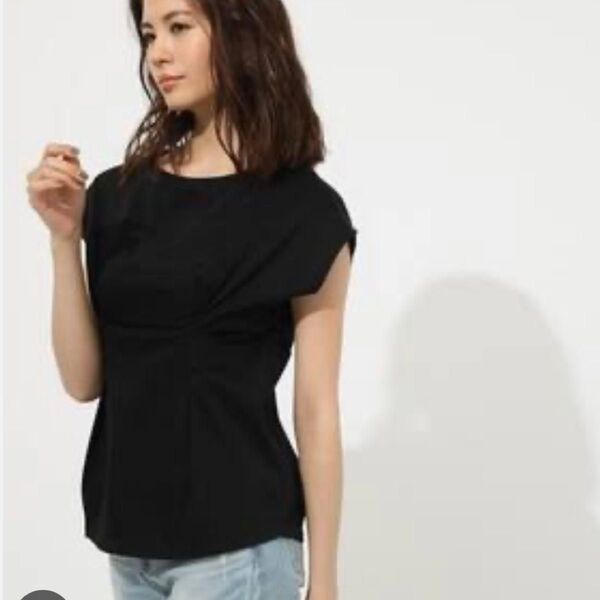 AZUL azul by mousy カットソー 半袖 ブラック 黒 Tシャツ レディース トップス S