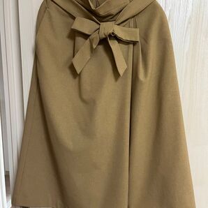 インデックス ベージュ リボン付き パンツ S