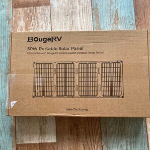 新品未開封 BougeRV 50W ポータブルソーラーパネル