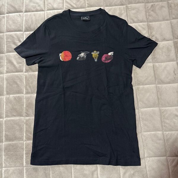 メンズ poul smith ポールスミス 黒半袖Tシャツ S