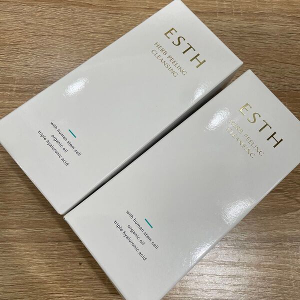ESTH ハーブピーリング クレンジング 120g 2本 AHA 成分 配合 クレンジング 洗顔 美容液
