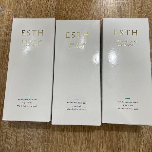 ESTH ハーブピーリング クレンジング 120g 3箱 AHA 成分 配合 クレンジング 洗顔 美容液