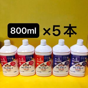 【800ml×5個】キレイキレイ薬用泡ハンドソープ シトラスフルーティの香り フルーツミックスの香り フローラルソープの香り 詰替