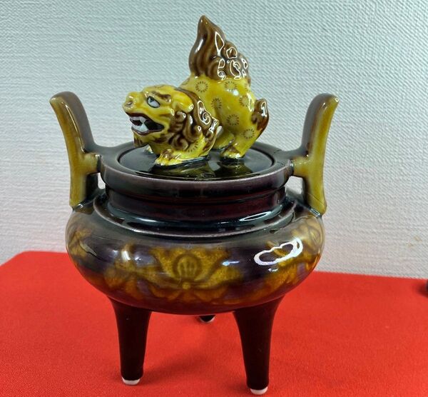 二代 徳田八十吉 深厚釉香炉