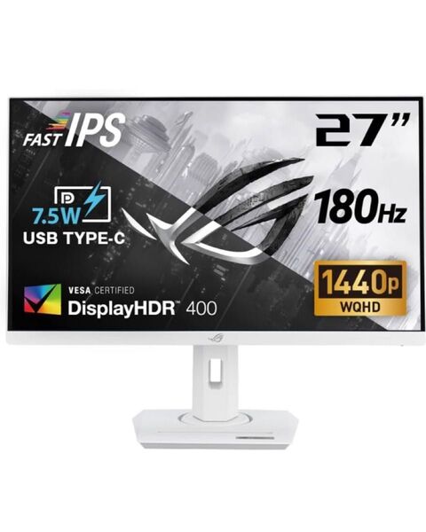ASUS ROG Strix XG27ACS W WQHD 180Hz ゲーミング モニター ホワイト