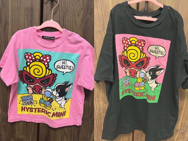 790.HYSTERIC MINI アイスクリーム親子Tシャツ 2枚