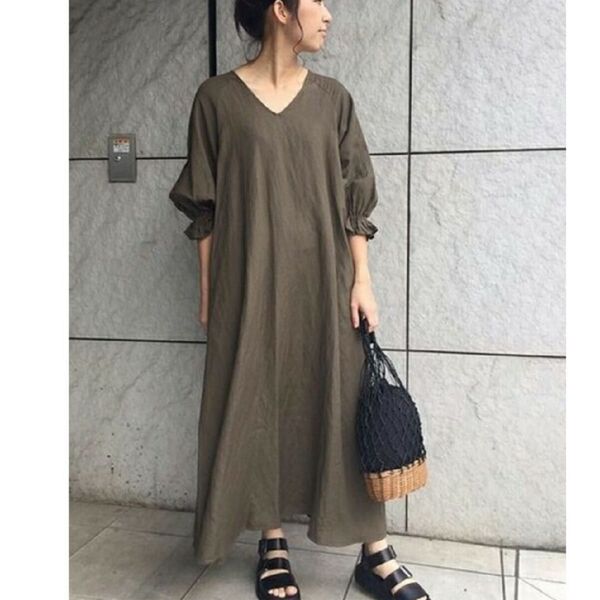 JOURNAL STANDARD フリルVネックワンピース