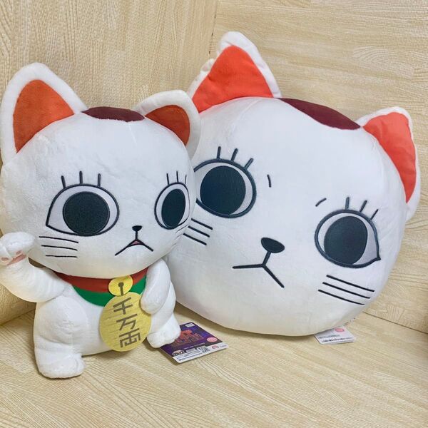 ダンダダン 招き猫 ぬいぐるみ ターボババア おすわりBIGぬいぐるみ 顔型ぬいぐるみクッション クッション ナムコ