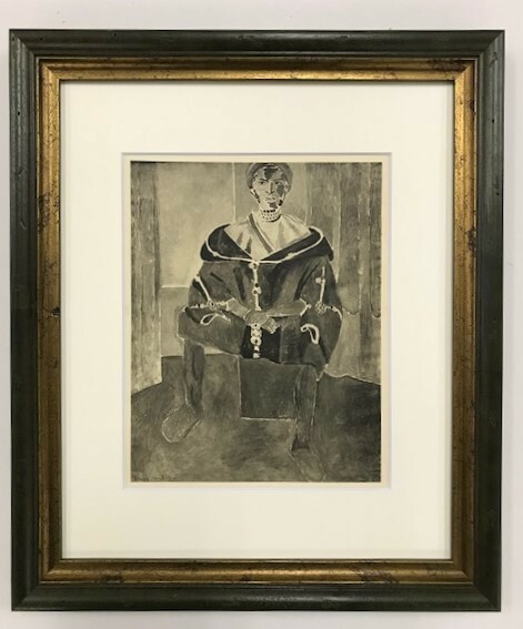 【特価】　≪　　アンリ・マチス　　≫　　リトグラフ【石版画】　　LE RIFFIN ASSIS　　1954年 　 HENRI MATISSE