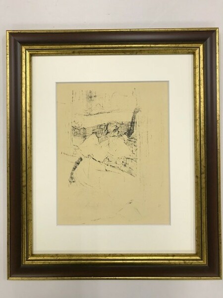 【特価】　≪　　 トゥールーズ　ロートレック　　≫　　リトグラフ【石版画】　　SALUANT　LE　PUBLIC 　　1952年　　TOULOUSE-LAUTREC