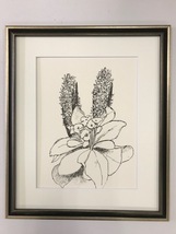 【特価】　≪　　ベルナール・カトラン　　≫　　オリジナルリトグラフ【石版画】 　HYACINTHS AND PRIMROSES　1988年 　BERNARD CATHELIN_画像1