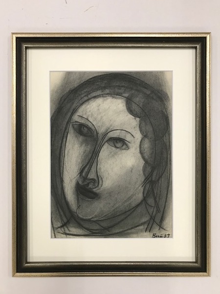 【特価】　　≪　フランシスコ・ボレス 　　≫　　エリオグラビュール【銅版画】 　HEAD 　1939年　　VERVE