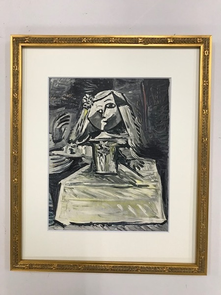 【特価】 ≪ パブロ・ピカソ ≫ エリオグラビュール【銅版画】 LES MENINES Ⅸ 1958年 PABLO PICASSO