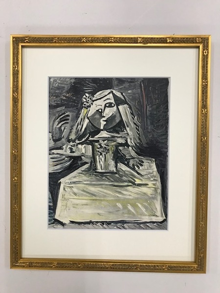 【特価】　≪　　パブロ・ピカソ　　≫　　エリオグラビュール【銅版画】　LES 　MENINES　Ⅸ 　1958年　　 PABLO　PICASSO