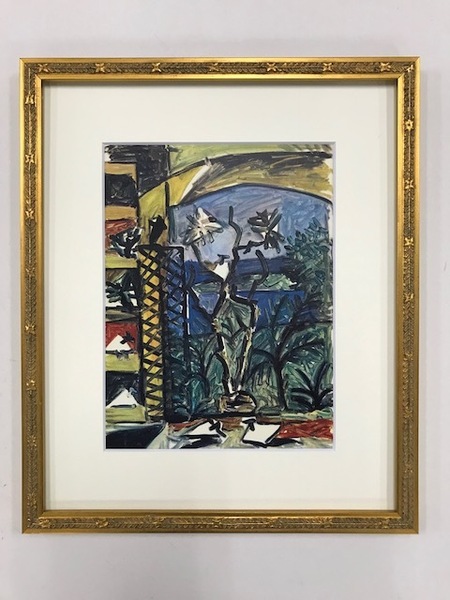 【特価】 ≪ パブロ・ピカソ ≫ エリオグラビュール【銅版画】 LES PIGEONS Ⅷ 1958年 PABLO PICASSO