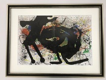 【特価】　≪　　 　ミロ　 　　≫　　オリジナルリトグラフ【石版画】　Ⅲ　　1976年　　JOAN　MIRO　　DERRIERE　LE　MIROIR_画像1