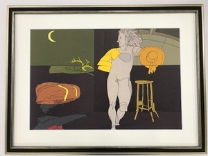 【特価】　≪　　　ヴァレリオ・ アダミ　　　≫　　オリジナルリトグラフ【石版画】　　Ⅱ　 　1980年　　　DERRIERE LE MIROIR