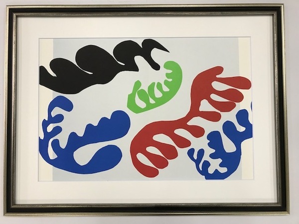 【特価】　≪　　アンリ・マチス　　≫　　リトグラフ【石版画】　　JAZZ　　THE LAGOON 　Ⅲ　　1983年 　 HENRI MATISSE