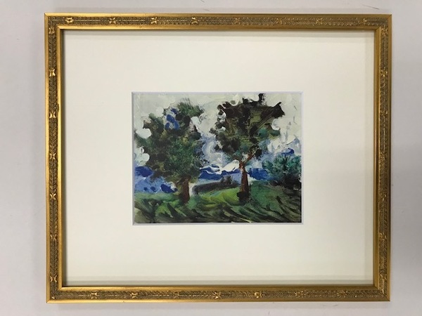 【特価】 ≪ パブロ・ピカソ ≫ エリオグラビュール【銅版画】 LES PAYSAGE Ⅲ 1958年 PABLO PICASSO