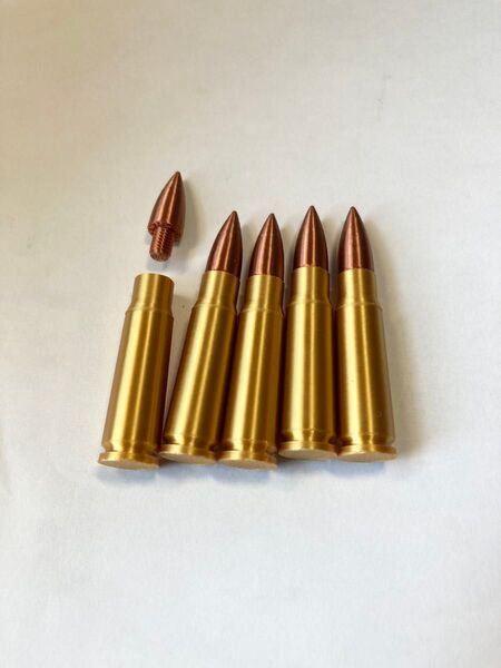 7.62×39 樹脂製ダミーカート10発 火薬無し