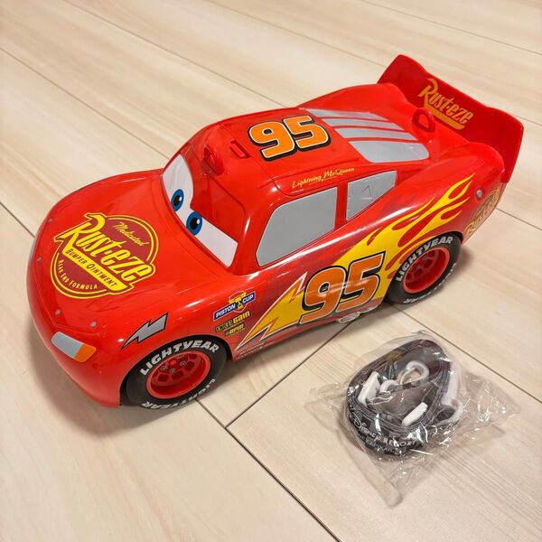 カーズ ライトニング マックィーン ディズニー ポップコーンバケット ストラップ付き