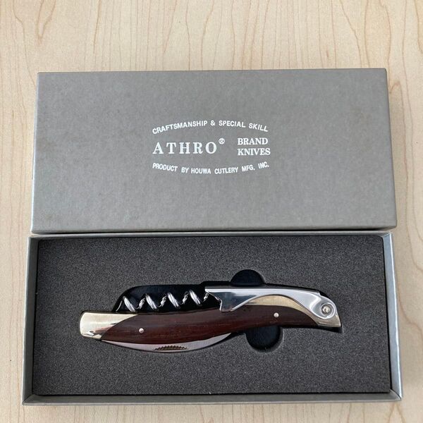 ATHRO ソムリエナイフ CWココボロ ワインオープナー 日本製