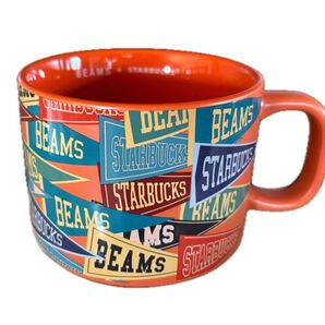 スターバックス×ビームス リサイクルセラミックマグカップ オレンジ starbucks BEAMS