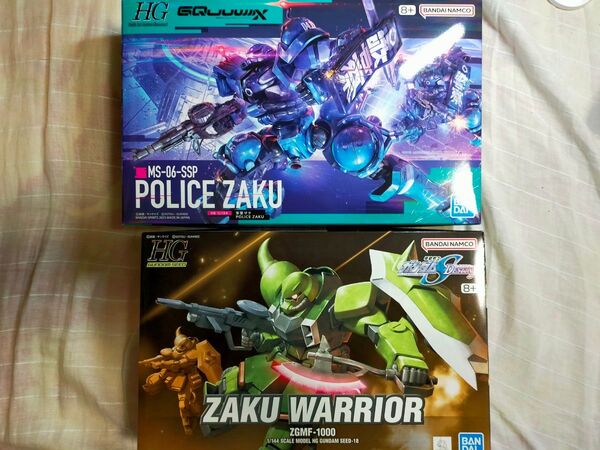 HG 軍警ザク ザクウォーリア 1/144 ガンプラ 未組立