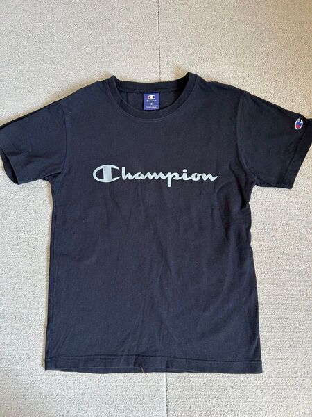 Champion Tシャツ 160 黒 ブラック