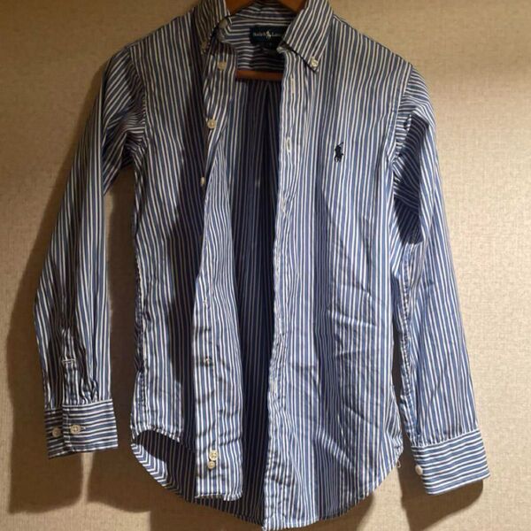 ラルフローレン ブルー ストライプ シャツ Ralph Lauren 長袖 シャツ