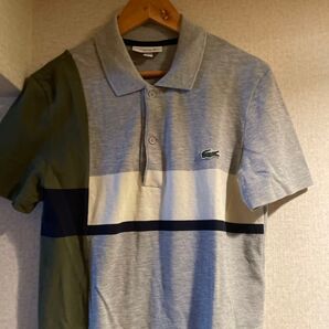 Lacoste ラコステ ボックス ボーダー ポロシャツ