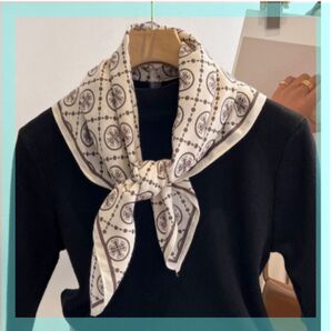 スカーフ ストール マルチカラー 総柄 ベージュ ブラウン おしゃれ 上品 秋冬 エアコン対策 羽織 シンプル 膝掛け