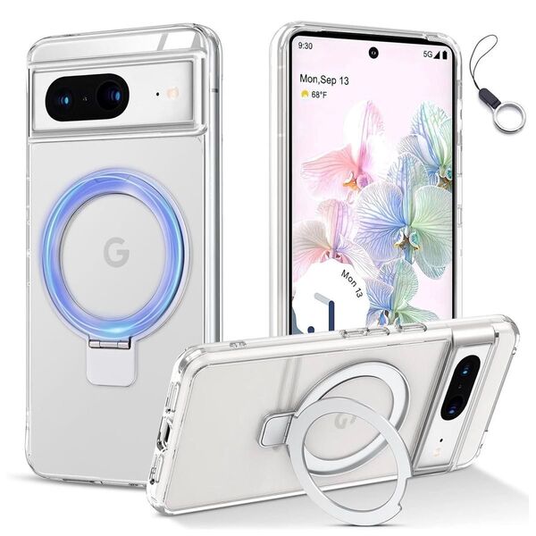 Google Pixel 7 スマホケース MagSafe対応 マグネット搭載 スタンド機能 グーグルピクセル TPU クリア