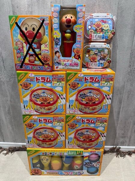 アンパンマン 知育玩具 おもちゃ セット売り 8点